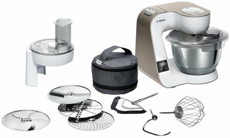 Комбайн Bosch MUM5XW10 белый/шампань